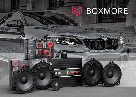 Boxmore 8 speaker audio upgrade BMW incl montage